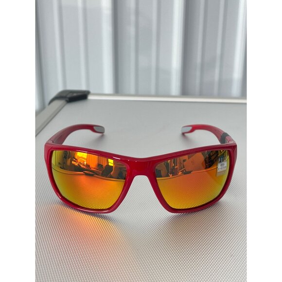 Kreedom Polycarbonate Sunglasses Unisex Red UV Protection Outdoor Eyewear NEW - Picture 2 of 6